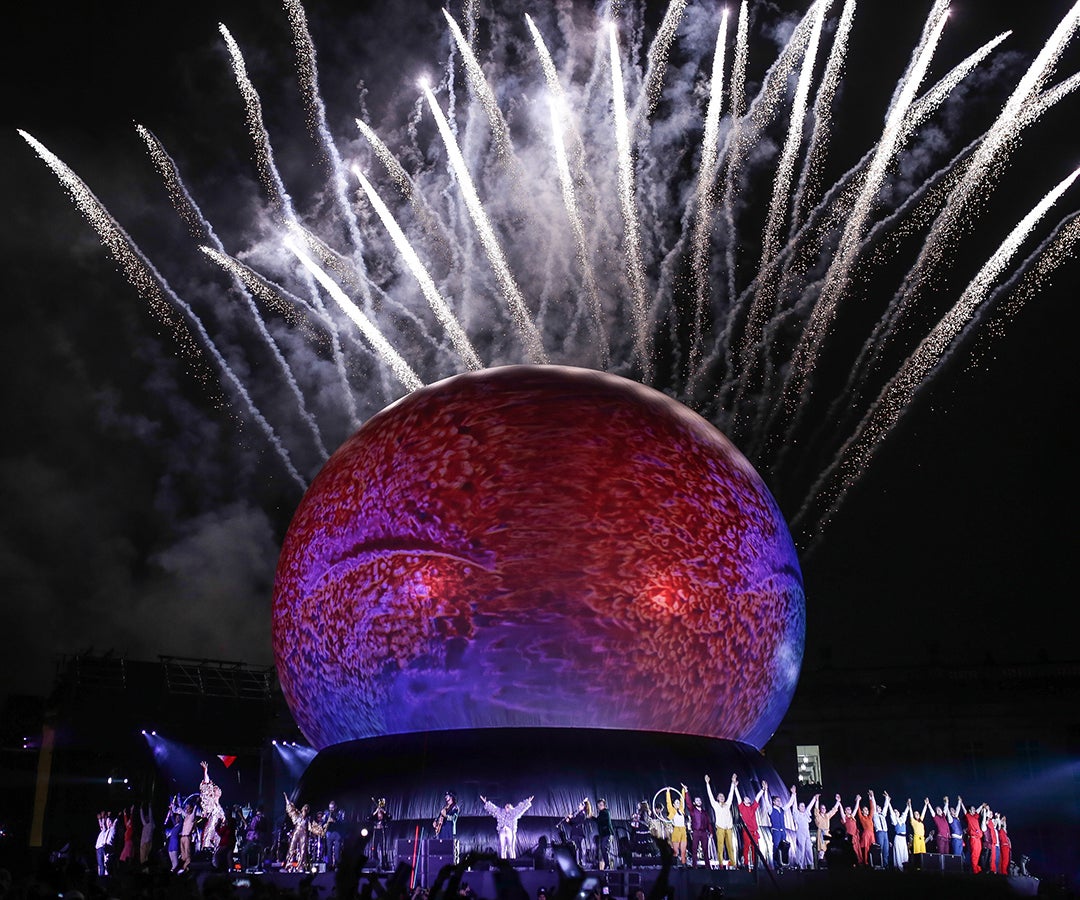 Constelaciones en la Plaza de Bolívar en Bogotá