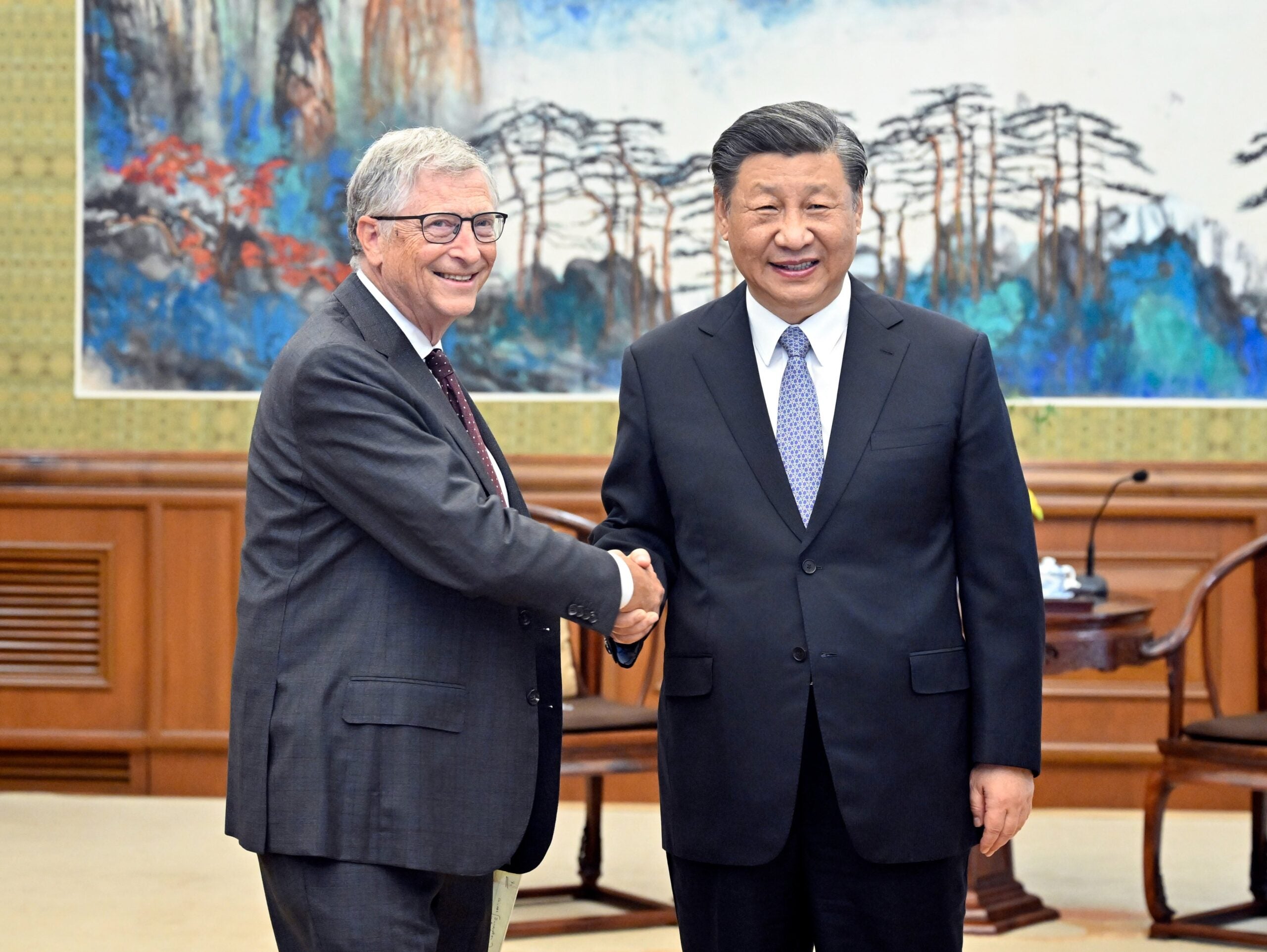 Bill Gates con Xi Jinping