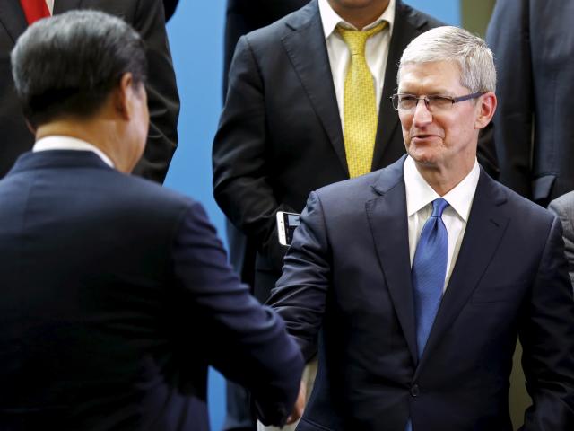 Tim Cook y Xi Jinping
