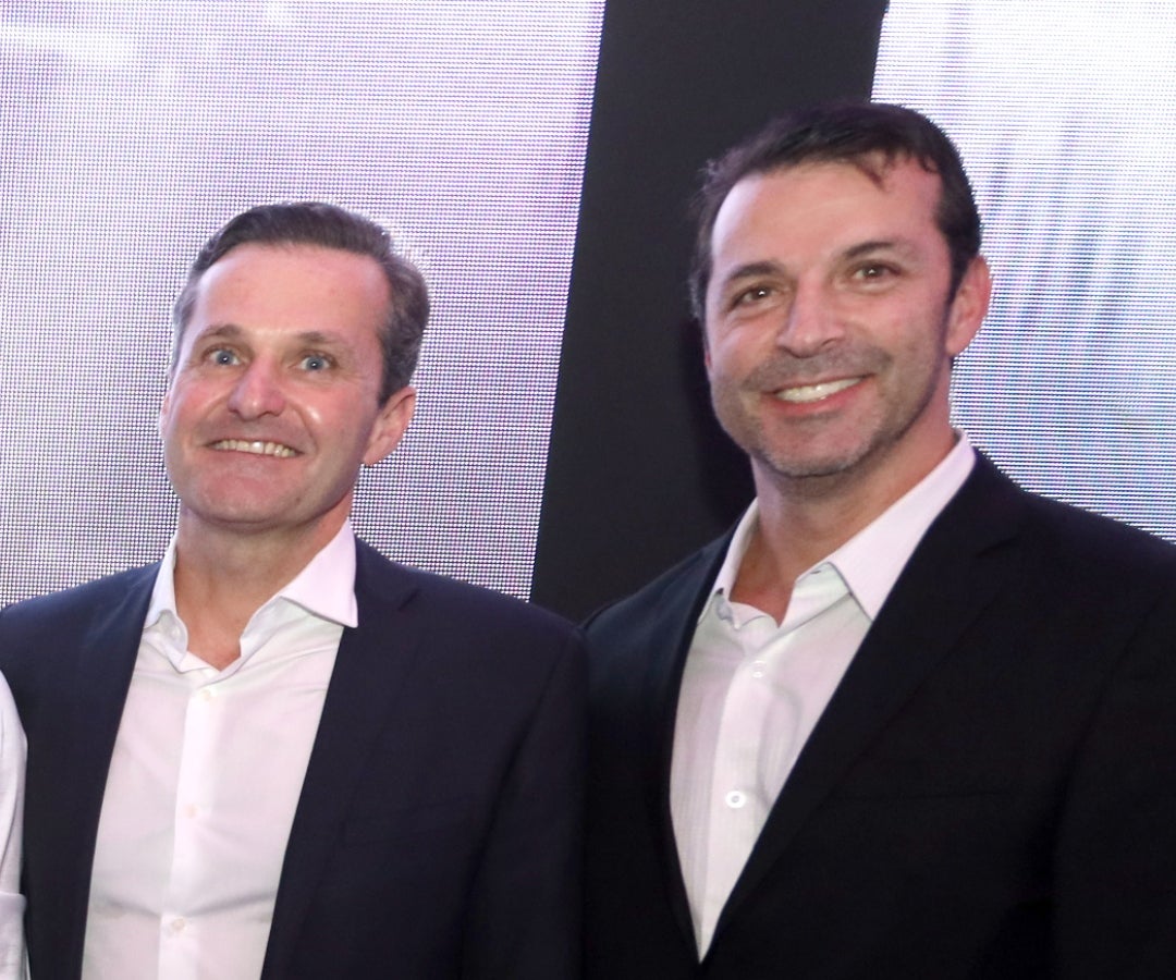 Patrice Varraut, director de operaciones de Boiron y Marcelo Mejia, marketing manager de Boiron.