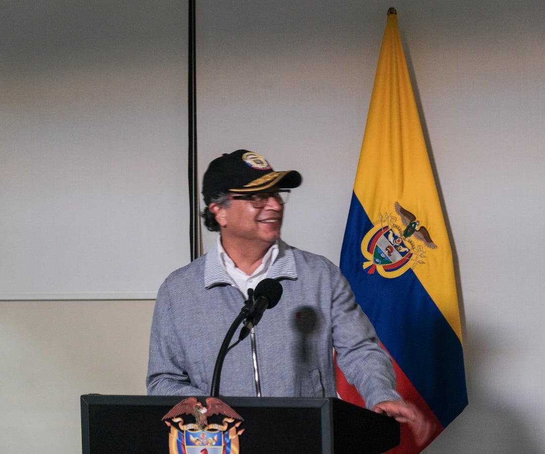 El presidente Gustavo Petro