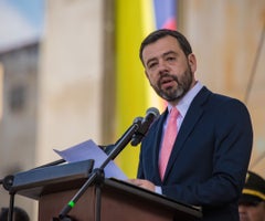 Alcalde de Bogotá Carlos Fernando Galán