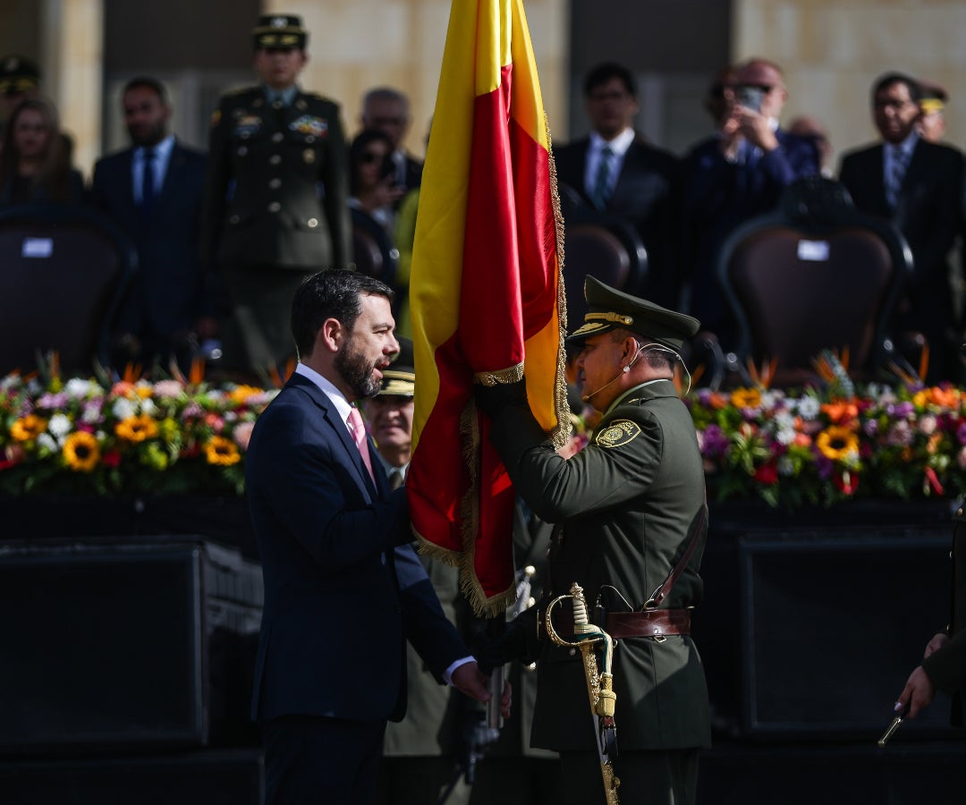 Posesión de Gualdrón como comandante de la Policía Metropolitana de Bogotá Posesión de Gualdrón como comandante de la Policía Metropolitana de Bogotá