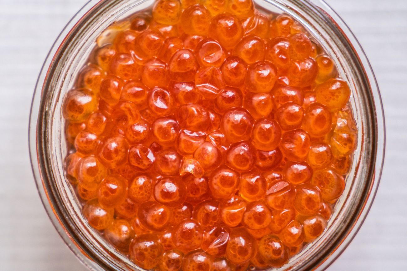 Caviar de salmón