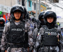 Disturbios en Ecuador