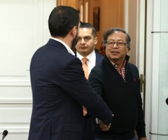 Reunión entre Petro y Galán