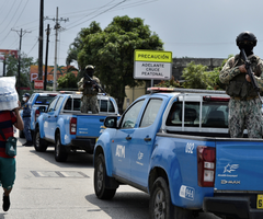 Crisis en Ecuador, policía y ejercito