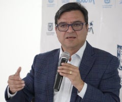 El secretario de Salud de Bogotá, Gerson Bermont