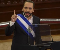 Nayib Bukele gran favorito en las elecciones presidenciales.