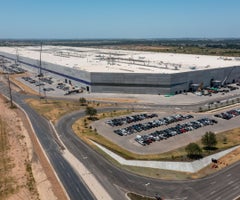 La Gigafactoría de Tesla en Austin, Texas.
