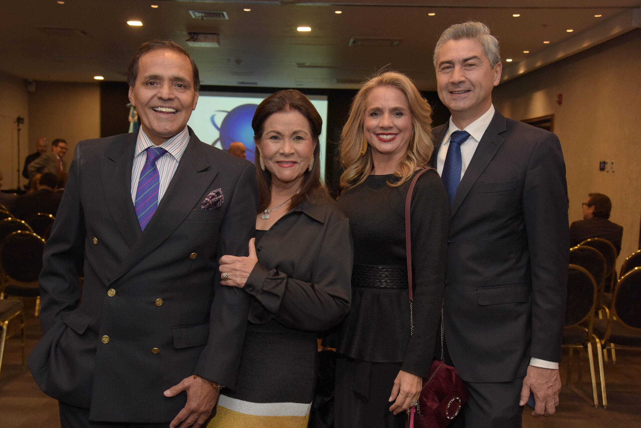 Los empresarios Gitanillo de América, Ivette Uhia, Carolina Perdomo Vélez y Alejandro Victoria.