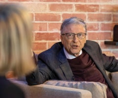 Bill Gates en el Foro Económico Mundial de Davos 2024
