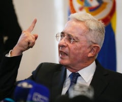 Álvaro Uribe, expresidente de Colombia.