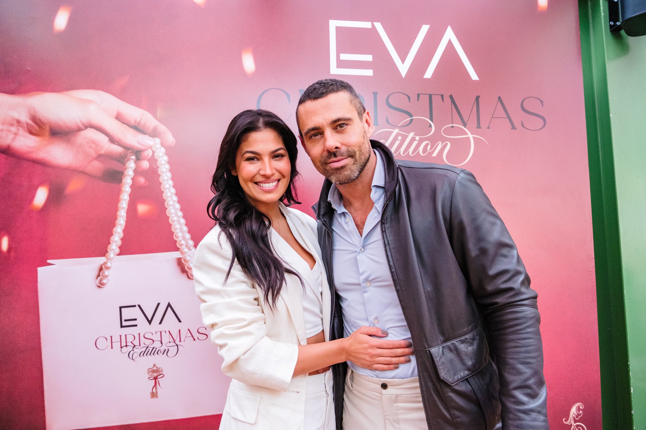 Los actores Essined Aponte y Emmanuel Esparza