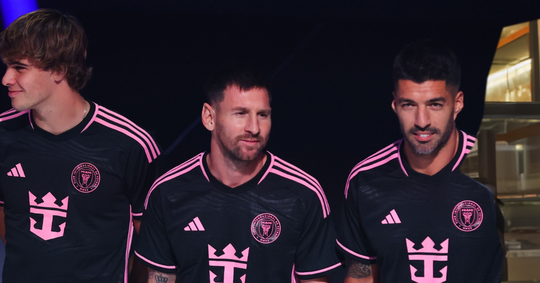 Nueva camiseta del Inter Miami de Messi cambia de patrocinador por Royal Caribbean