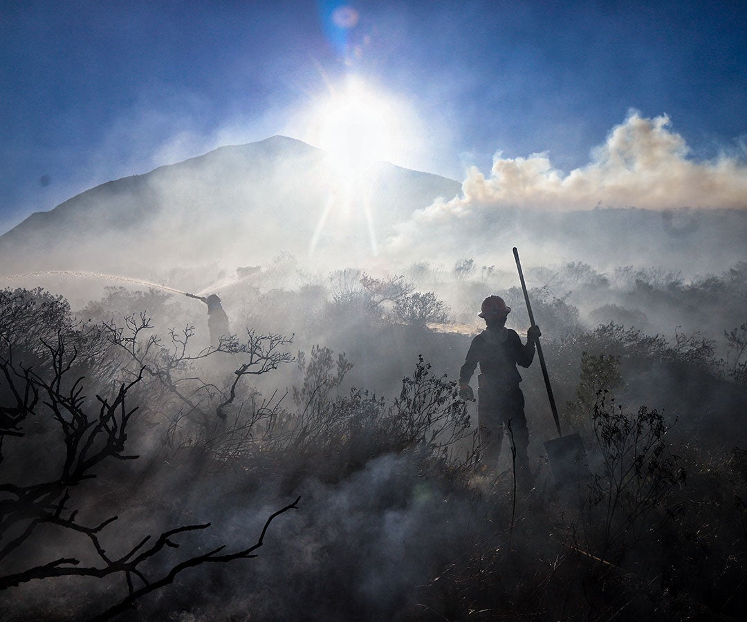 Incendio Doña Juana