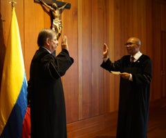 El magistrado Gerson Chaverra Castro