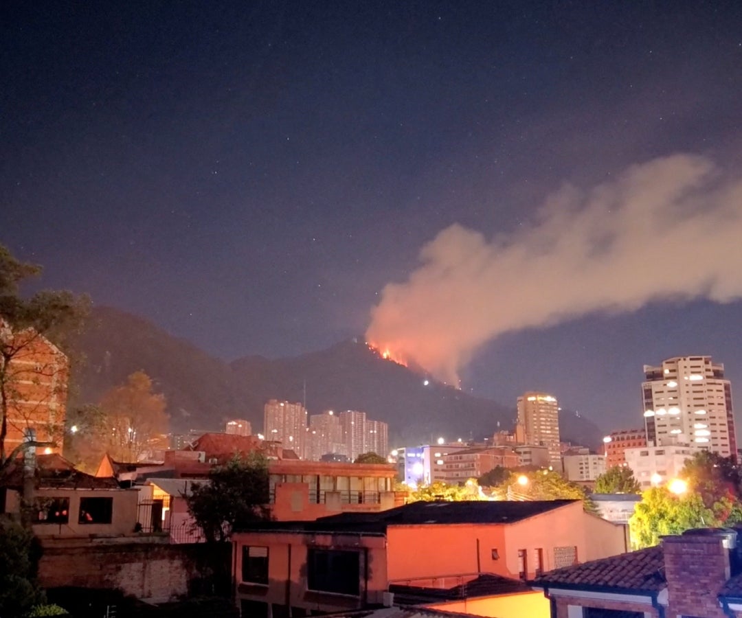 Incendios forestales en Bogotá