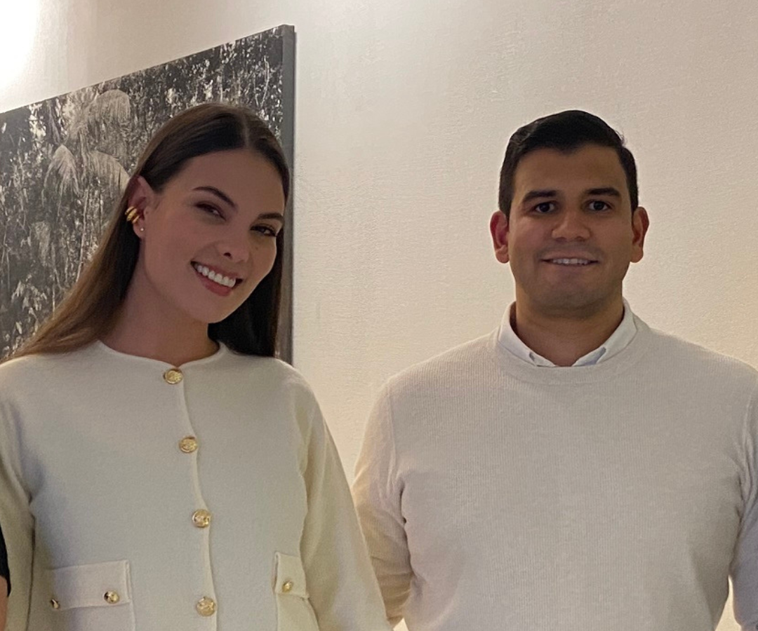 Los coleccionistas de arte Manuela Hernández y Santiago Duque.