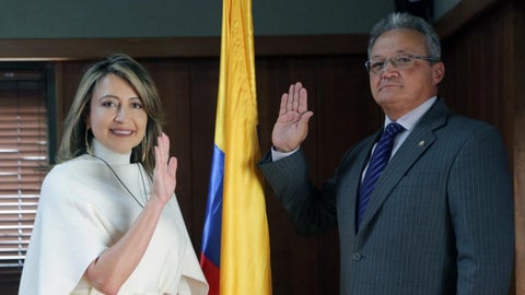 Presidenta y vicepresidente del Consejo Superior de la Judicatura 2024