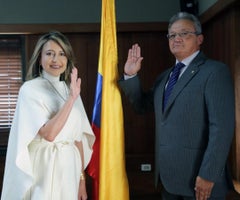 Presidenta y vicepresidente del Consejo Superior de la Judicatura 2024