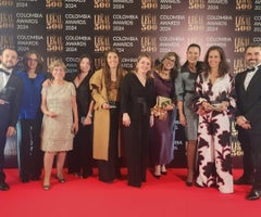 Varios de los integrantes del equipo de Dentons Cárdenas & Cárdenas que recibieron el reconocimiento en los premios The Legal 500.