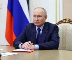 Vladimir Putin en entrevista con Tucker Carlson