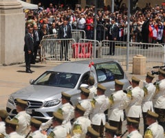 El expresidente chileno Sebastián Piñera recibe funeral de Estado tras masivo velorio