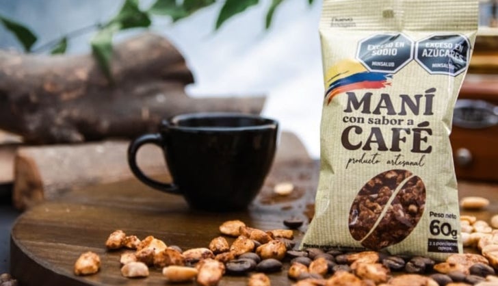 Maní con sabor a café