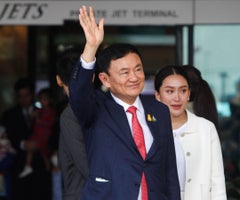 Ex primer ministro tailandes, Thaksin Shinawatra