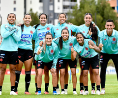 Selección Colombia Femenina que competirá en la Copa Oro