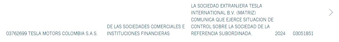 Matriz controlante de Tesla