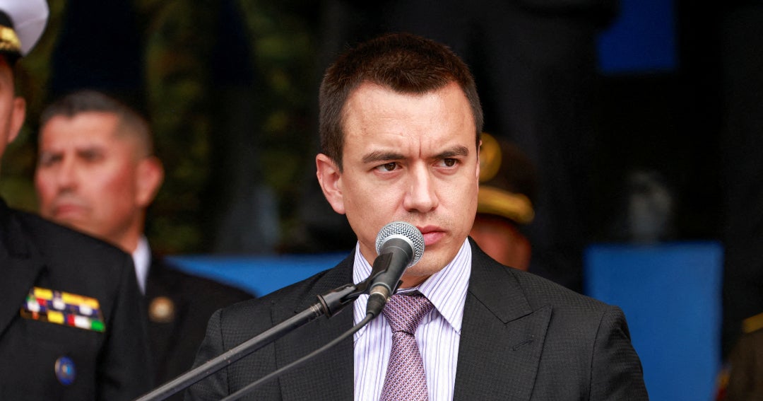 Daniel Noboa cuestiona visita de Petro a Manta y asegura que está bajo investigación