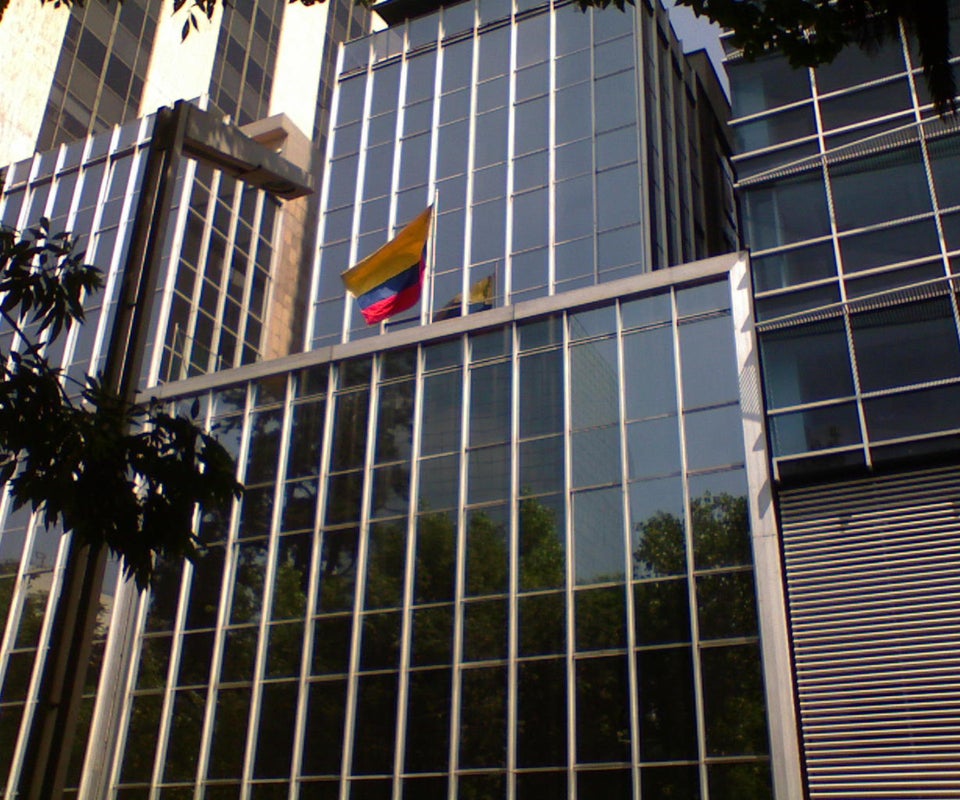 Sede de la Embajada de Colombia en México, en paseo La Reforma