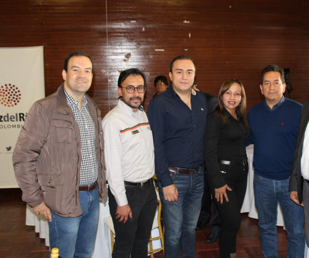 Andrés Parra, líder de proyectos de ProBoyacá, y Mario Medina, coordinador de Autobuses AGA.