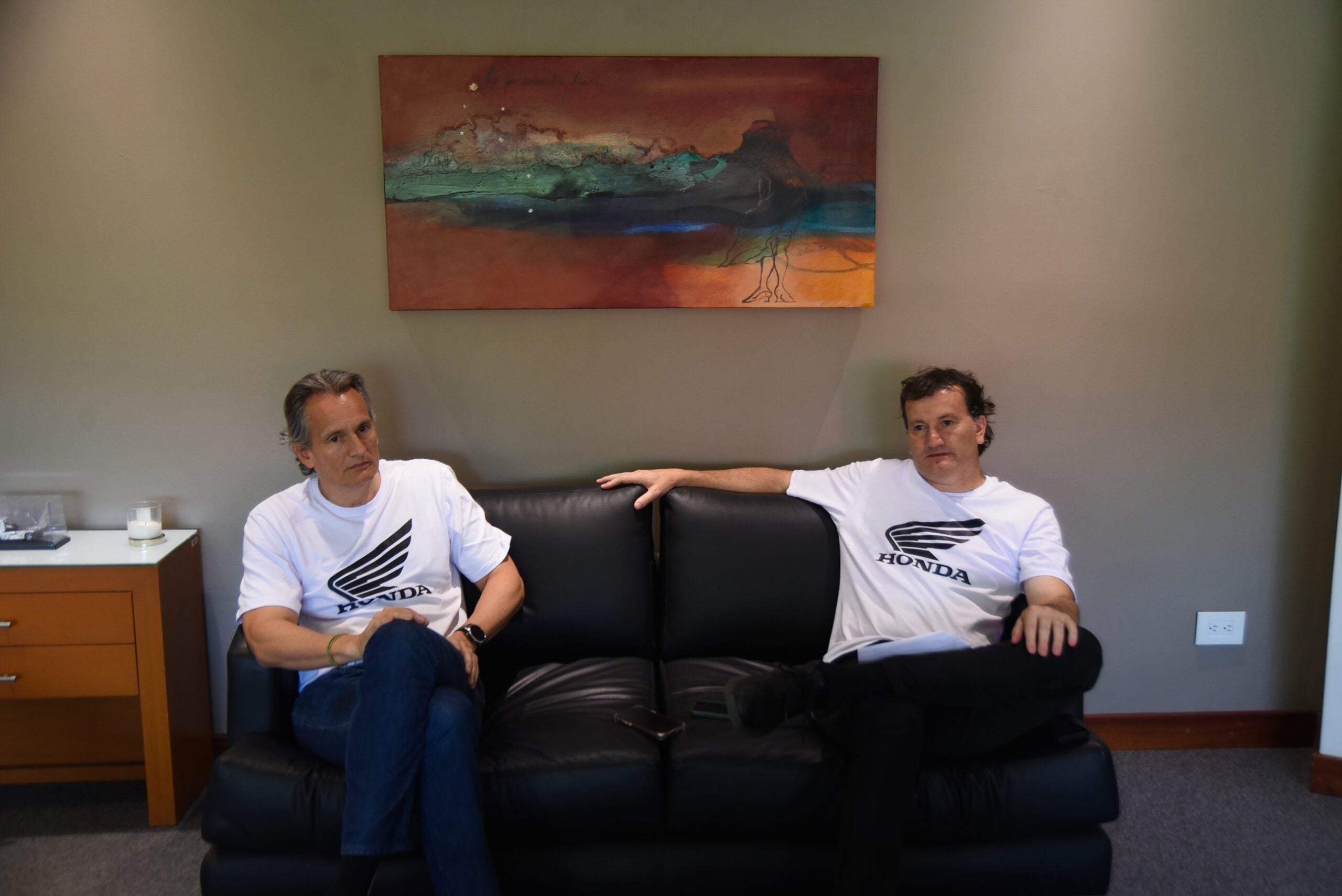 Joaquín Losada, presidente de Fanalca; y Jorge Lozada, vicepresidente de la unidad de negocios Honda