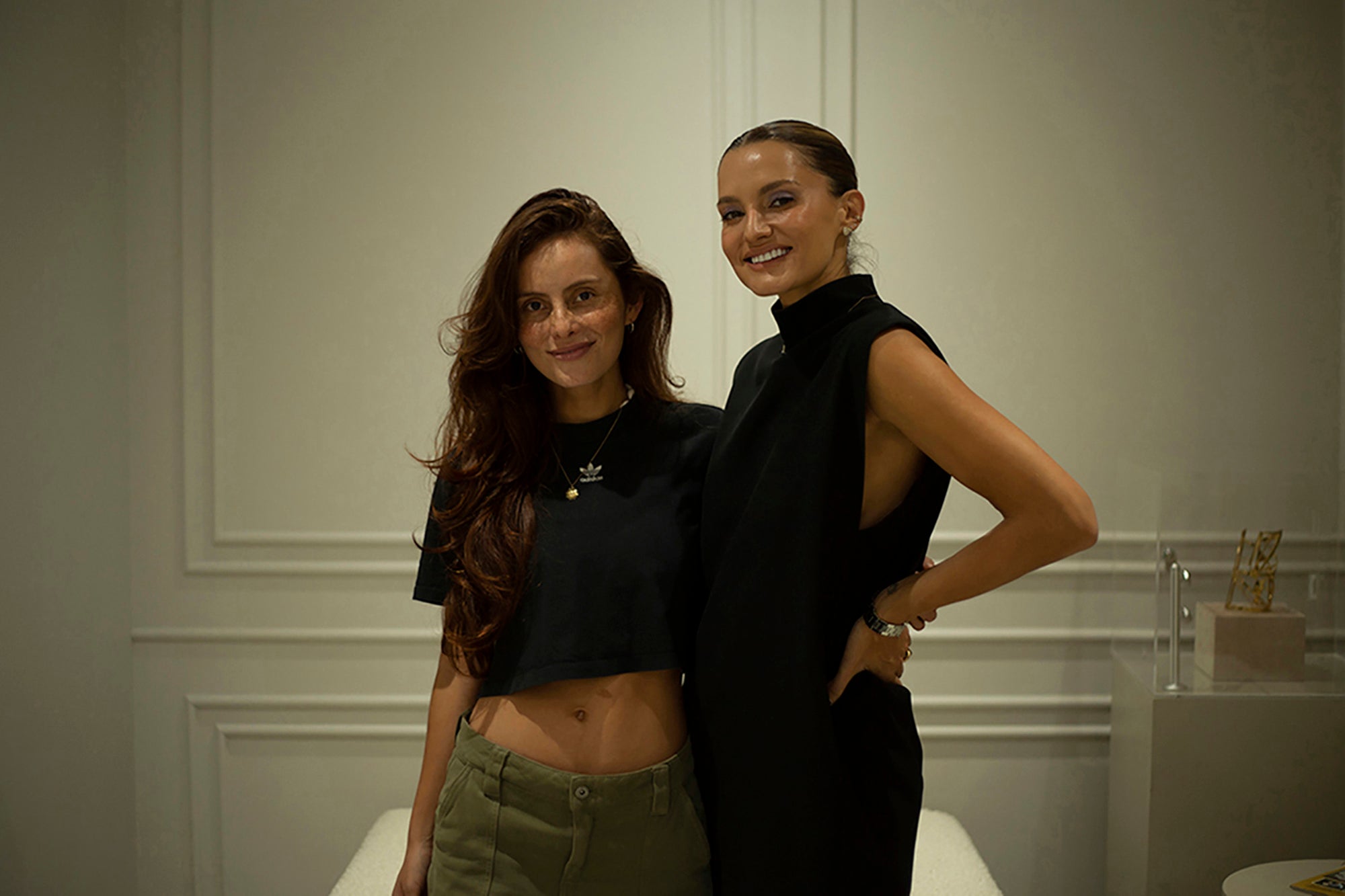 La actriz Camila Jurado, y la cantante, compositora y modelo, Nina Rodríguez.