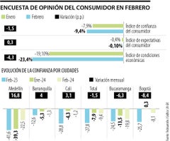 Encuesta de Opinión del Consumidor en febrero