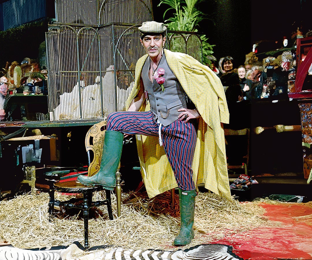John Galliano, exdirector creativo de Dior y Givenchy 