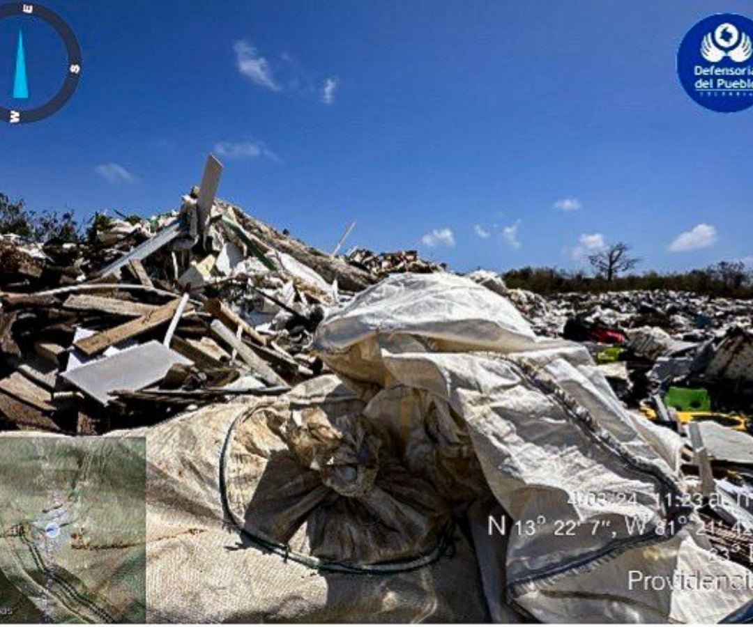 Botaderos a cielo abierto de San Andres y Providencia