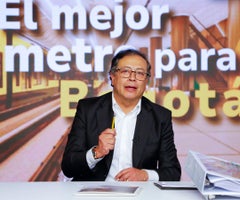 Presidente Gustavo Petro habla sobre Metro de Bogotá