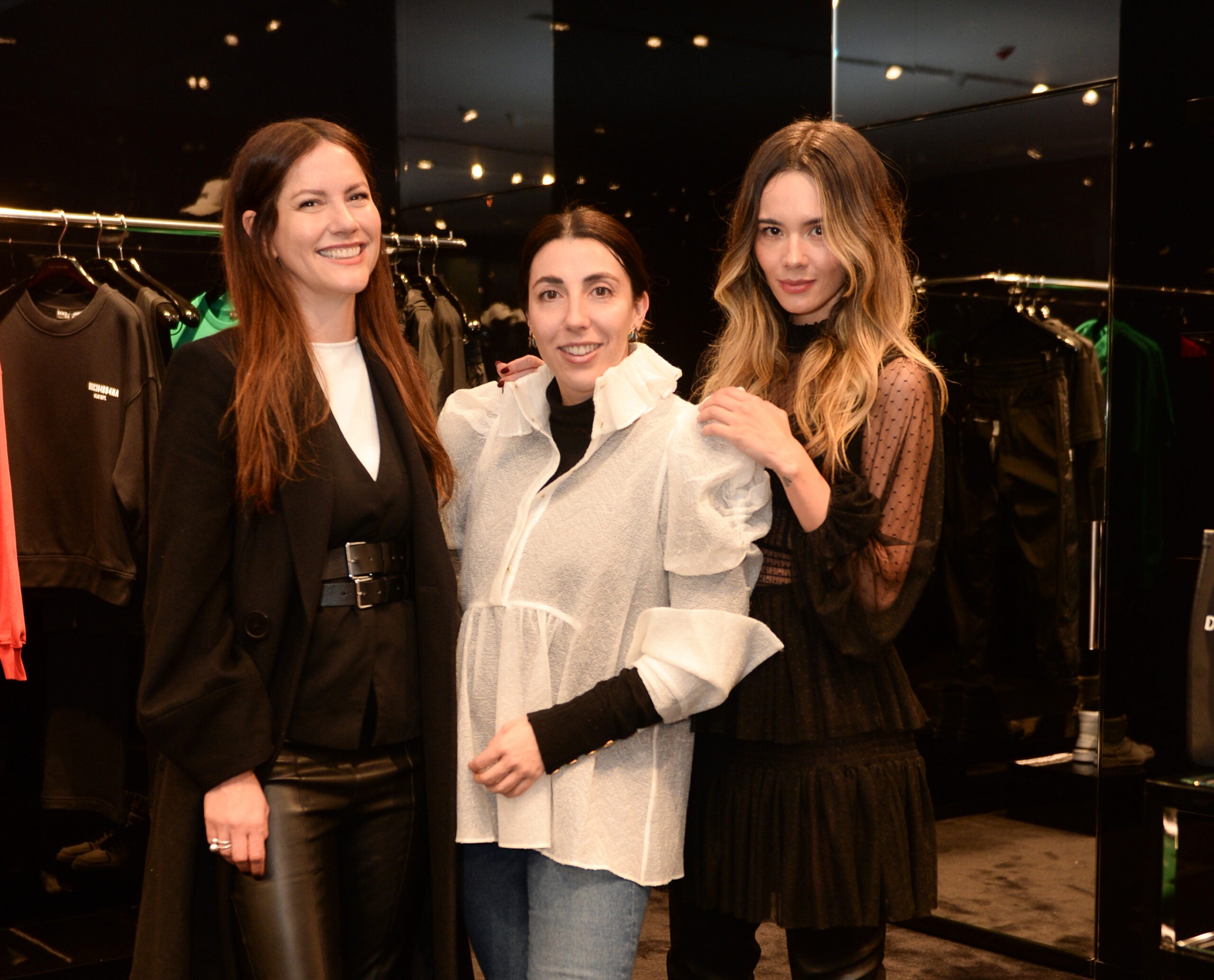 La actriz Johanna Morales; Carolina Ordóñez; y Alejandra Ávila.