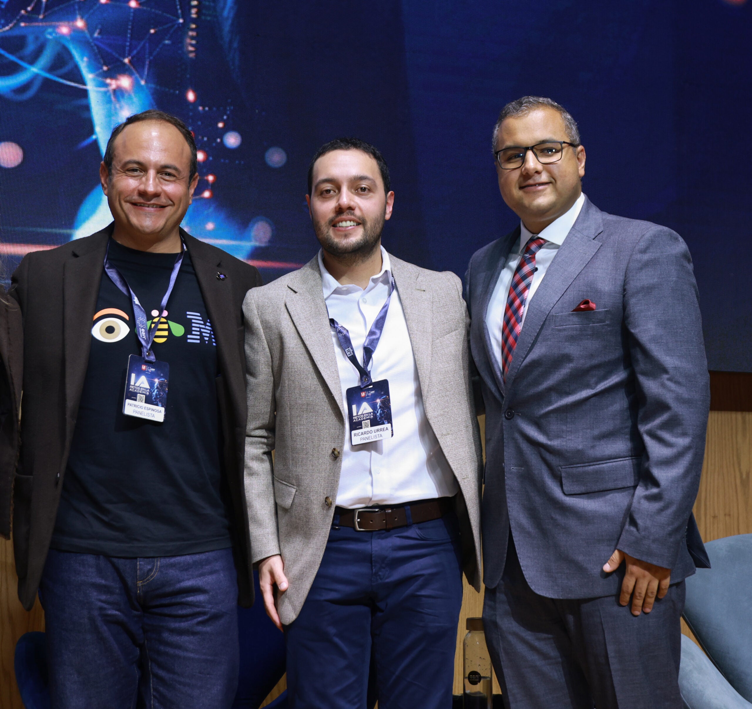 Patricio Espinosa, Ricardo Urrea, y Jeffrey León