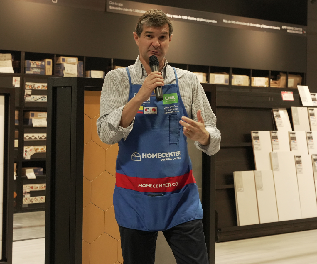 Miguel Pardo, gerente general Homecenter