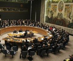 Sesiones del Consejo de Seguridad de la ONU.