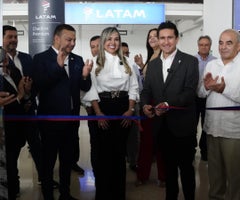 Latam inauguró la ruta Bogotá-Ibagué