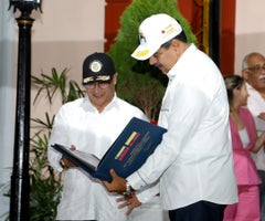 Presidente de Colombia, Gustavo Petro, y su homólogo Nicolás Maduro