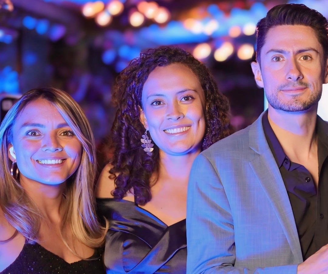 Luz Mary Ospina, Yenny Cárdenas y Jonathan Rojas.