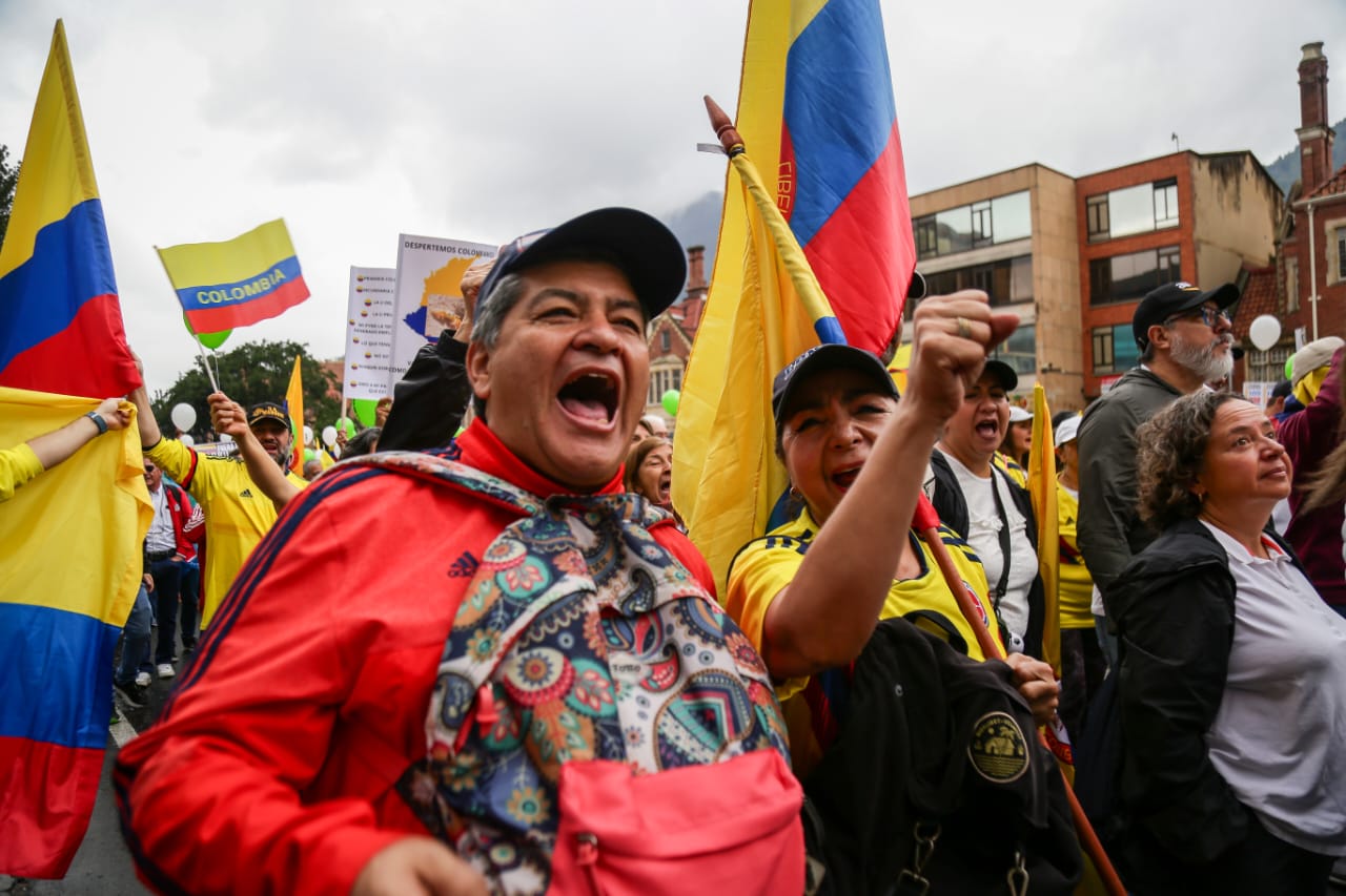 Así se viven las marchas en la capital