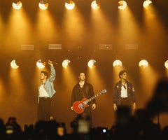 Jonas Brothers se presentaron el 19 de abril en el Movistar Arena.